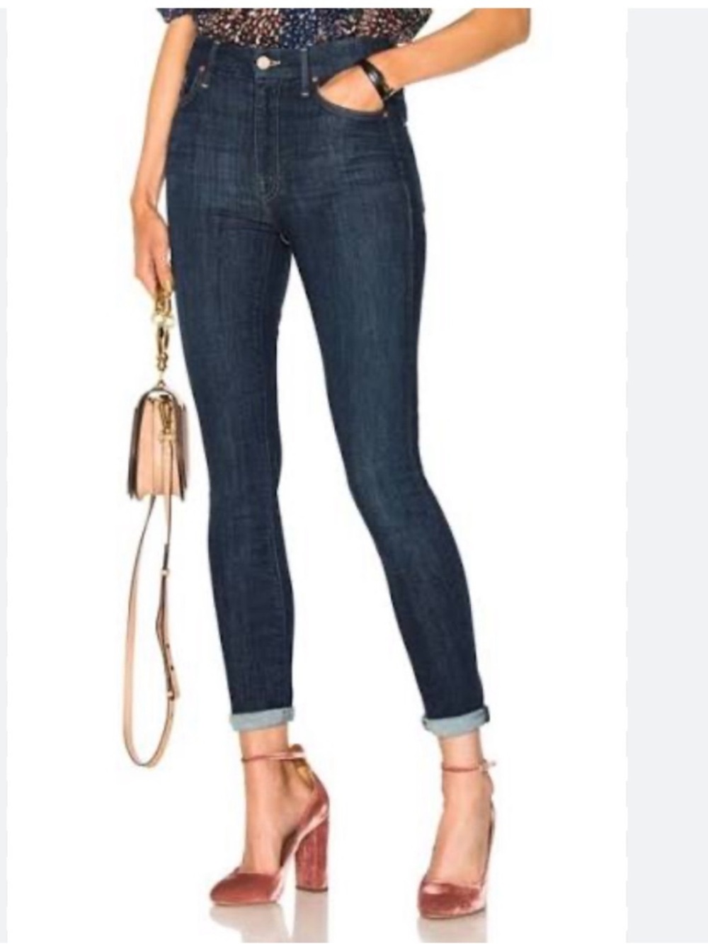 Mother Denim | The Looker High Waisted Skinny Jeans